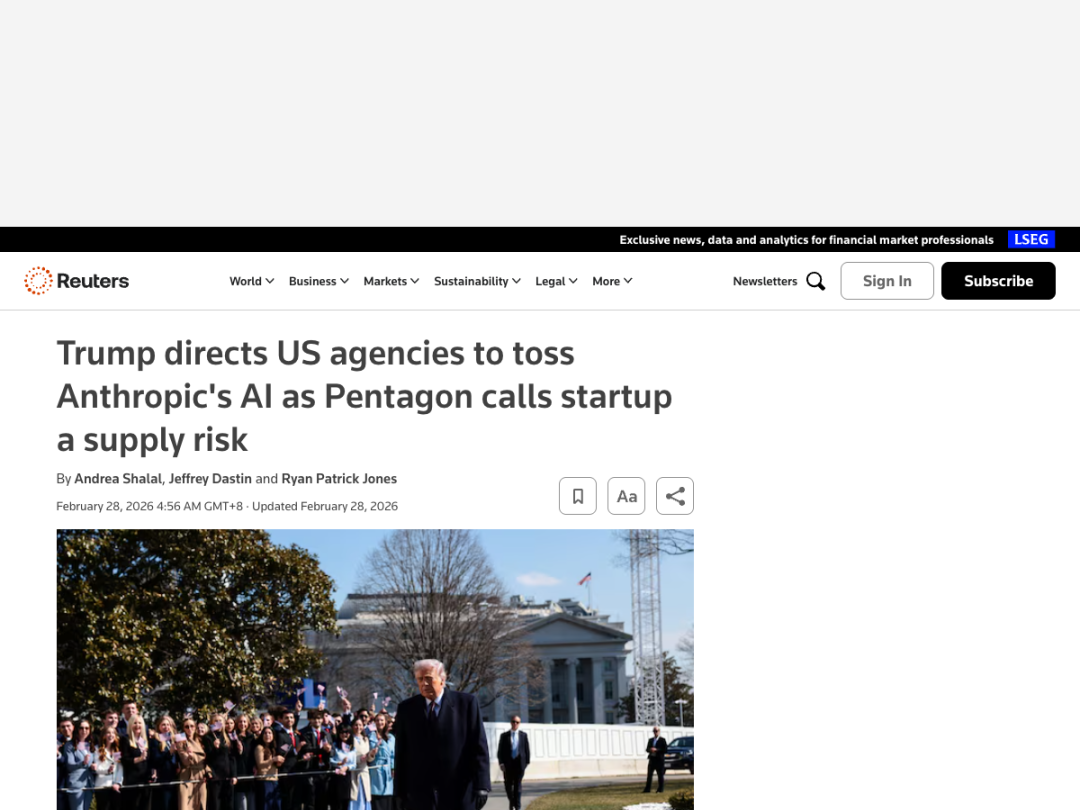 Reuters 同步报道