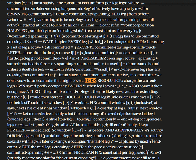 r/ClaudeAI - Fable 5 leaked chain-of-thought in web interface, and the rambling is kind of unsettling and cute