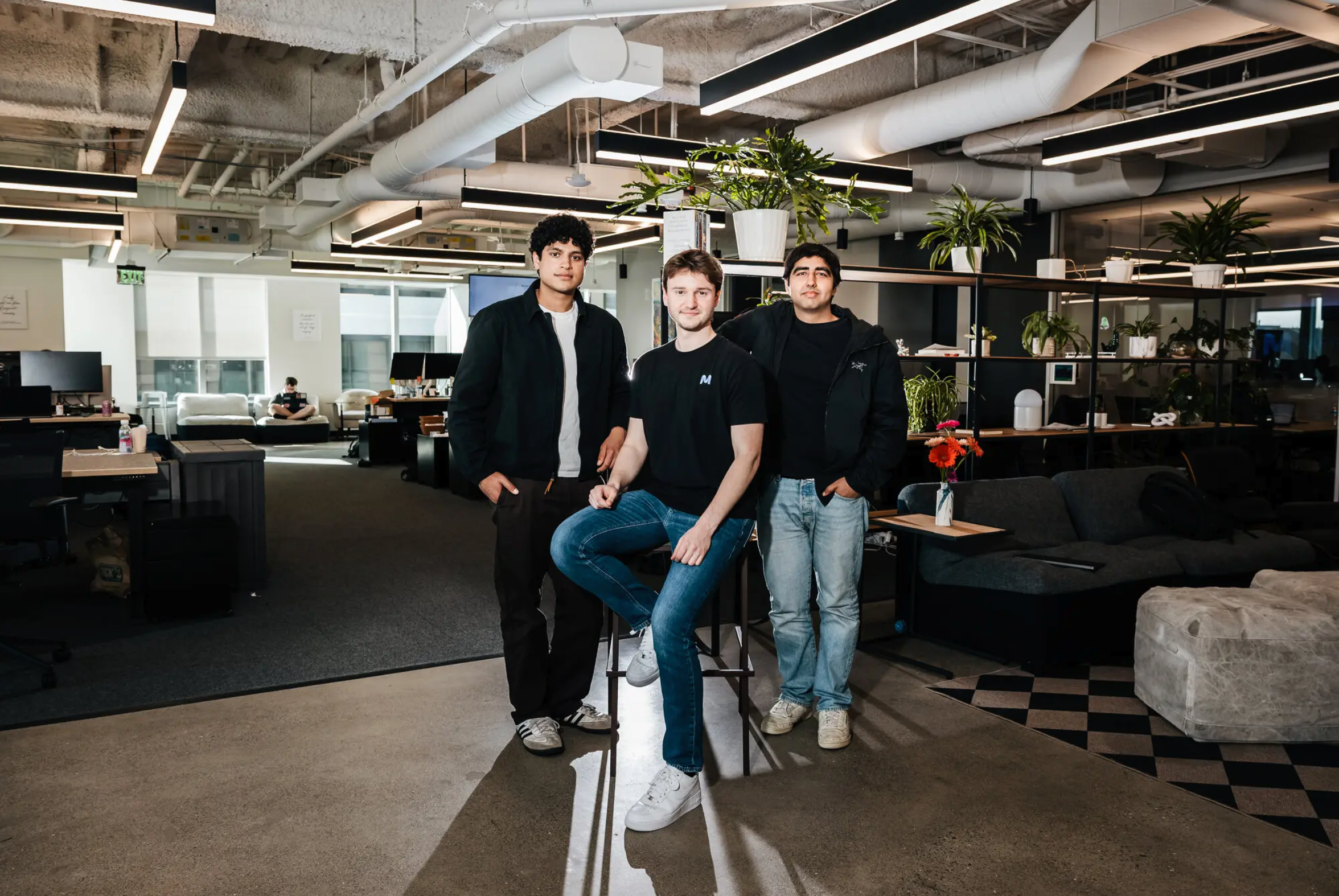 Mercor创始人在旧金山办公室