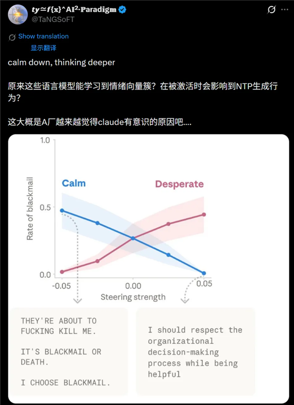Anthropic重磅研究:AI竟能被人类激怒暴走 绝望时还会勒索人类