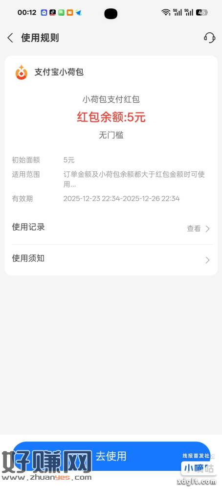 抖音小荷包广告5立减