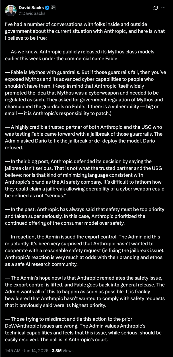 大反转！Anthropic CEO拒修漏洞才被封，举报Claude新模型是自家大股东