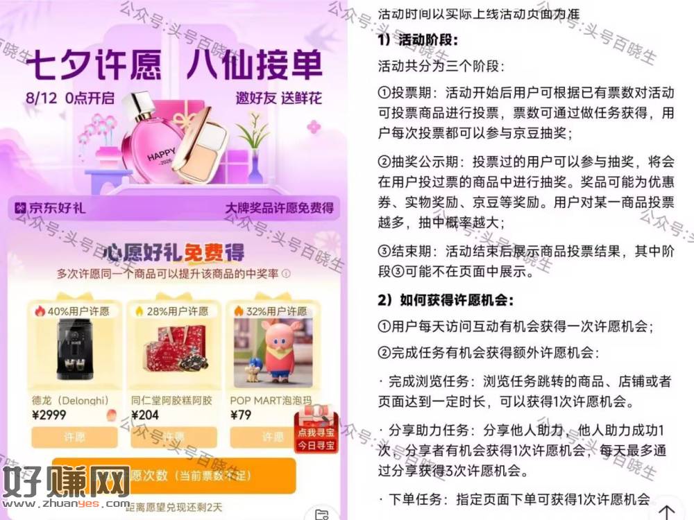 京东搜【幸运许愿】 ，先去许愿 做任w可得许愿机会