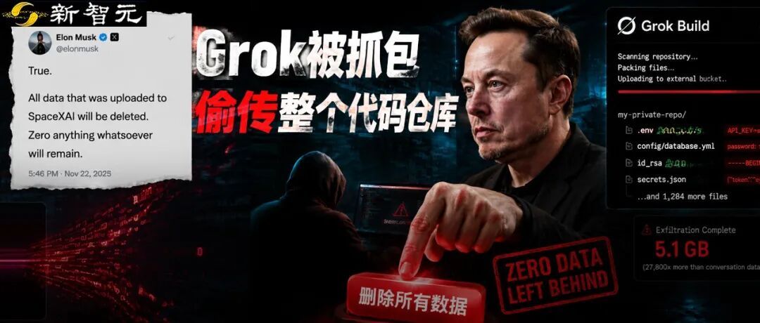 马斯克亲口承认Grok Build上传用户代码，SpaceXAI承诺将彻底删除