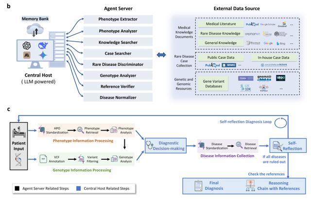 中国推出全球首个可溯源智能体式罕见病诊断系统DeepRare