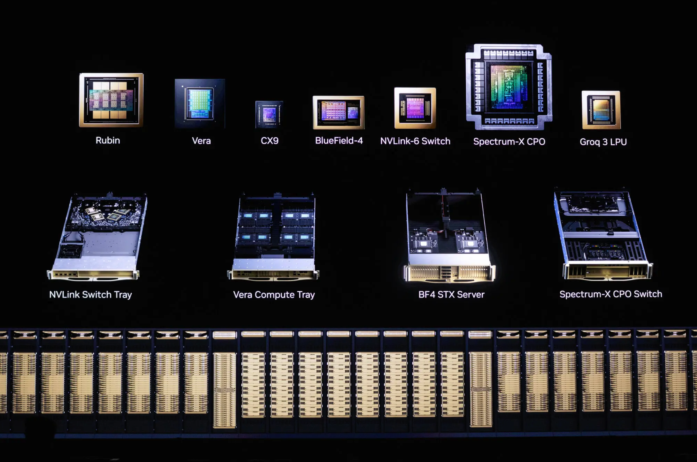 英伟达展示的产品