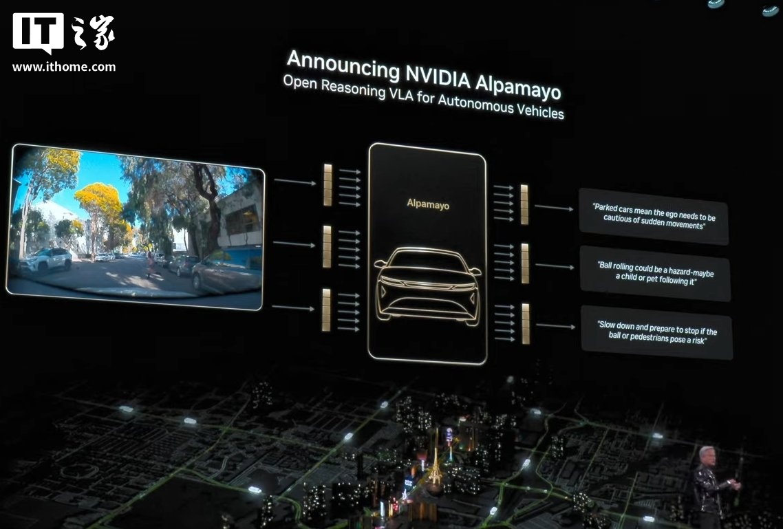 英伟达黄仁勋推出Alpamayo 1开源模型：增强复杂自动驾驶场景下AI决策能力