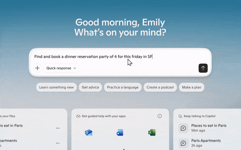 微软宣布推出Copilot Actions：让AI智能体执行Windows本地任务，自动整理文件、处理PDF
