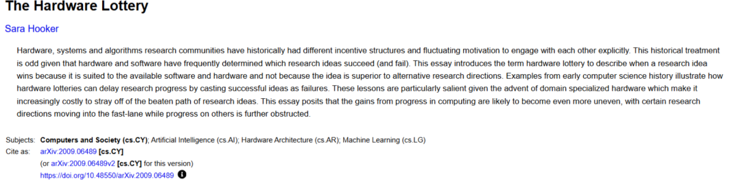 ▲该论文摘要（图源：康奈尔大学）