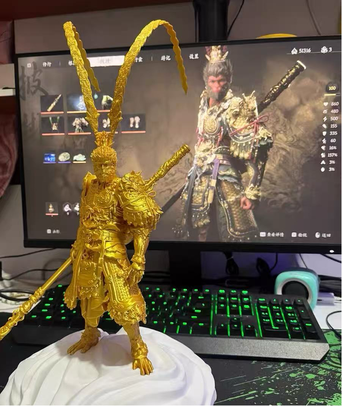 *3D打印的“天命人”套装(代琰供图)