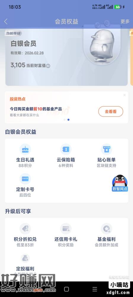 微众银行还信用卡2K得500积分、积分可以兑换京东E卡！！！