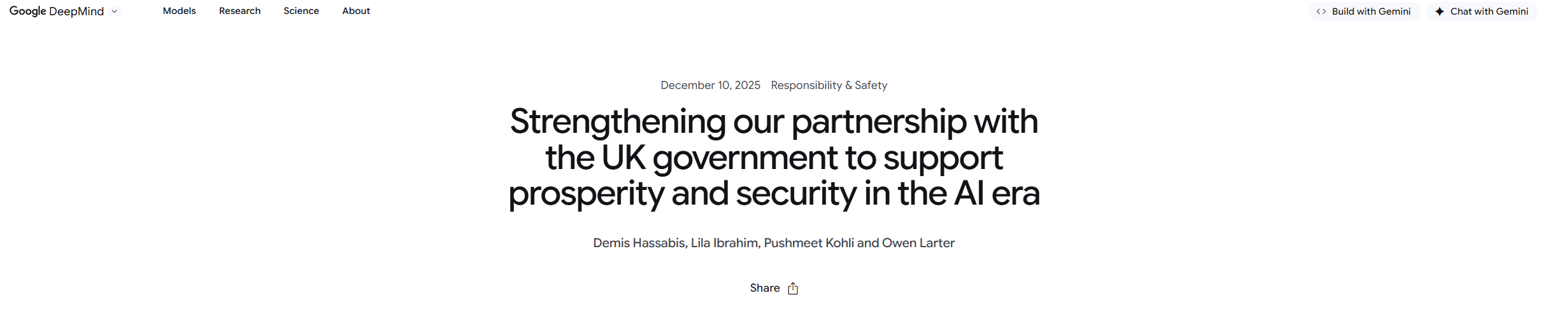 AI应用深入科学领域！谷歌DeepMind将在英国设立首个自动化实验室