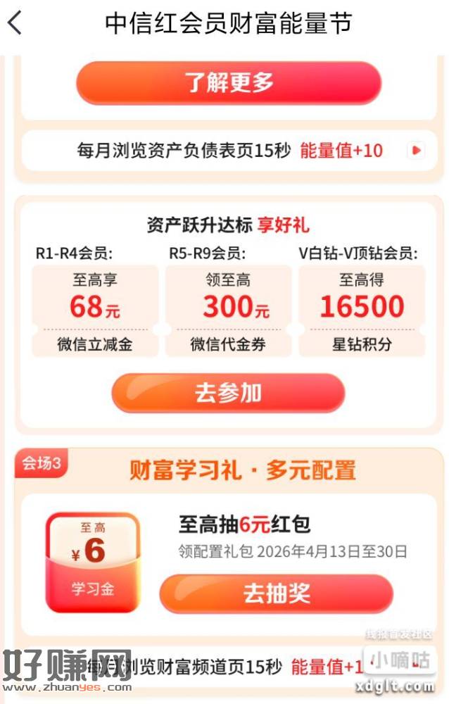 中信，自测6元，看脸，这个是有限额的