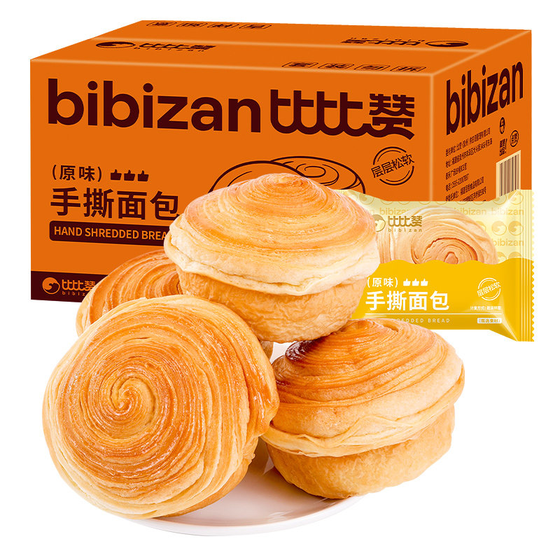 1比比赞面包5个约210g💰3.9