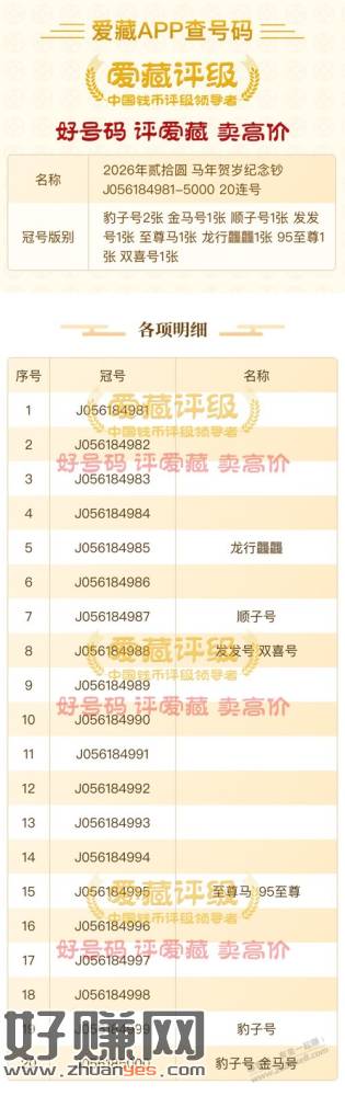 这号值多少带个4哎