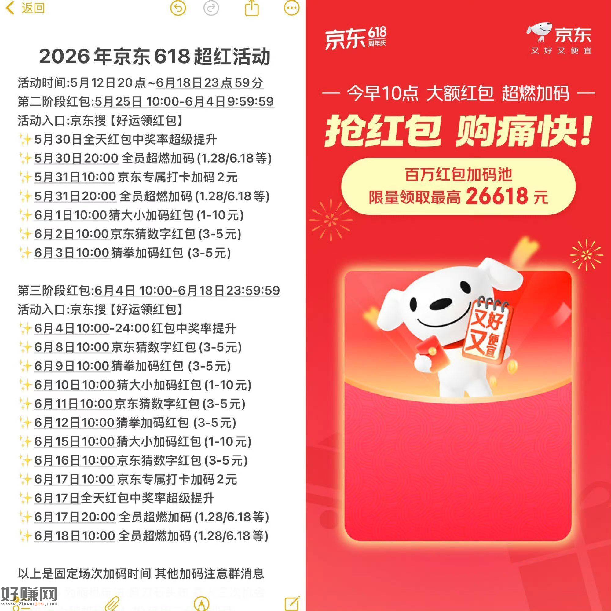 准备🔥京东2场超燃加码 ，需提前领取三次虹包才加码