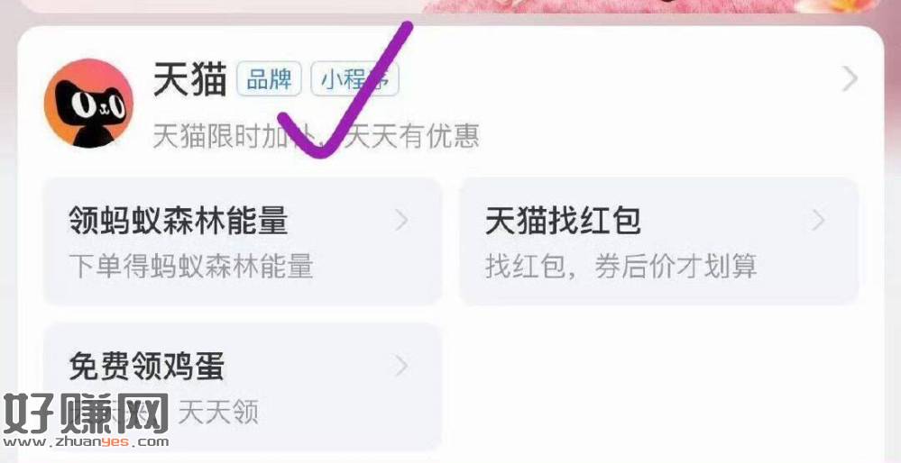 支 fu 宝搜：天猫