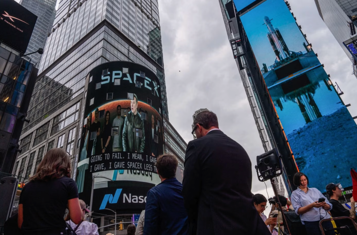 SpaceX上市为马斯克带来大量资金