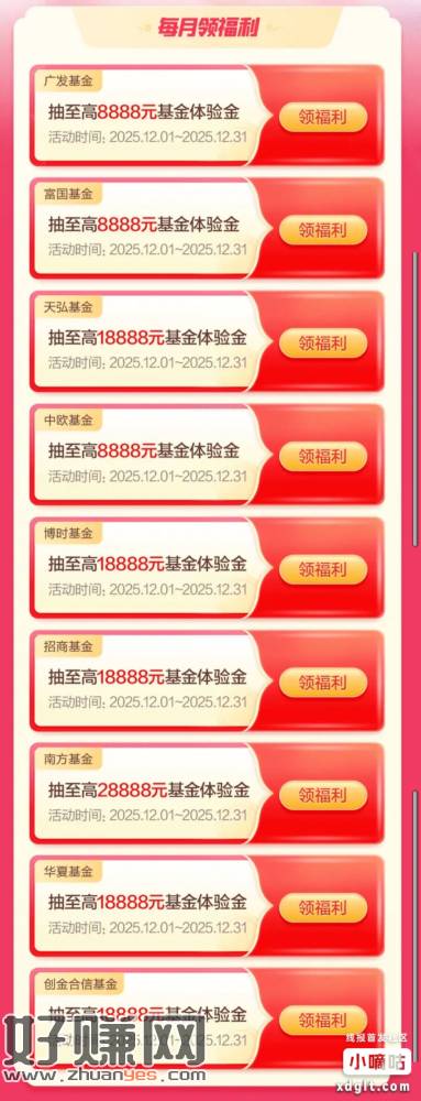 招商银行9个体验金