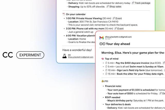 Google推出AI助手CC：用个性化晨间简报改变忙着刷手机的早晨