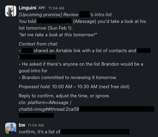 捕捉明确承诺和日期，并添加到日历中