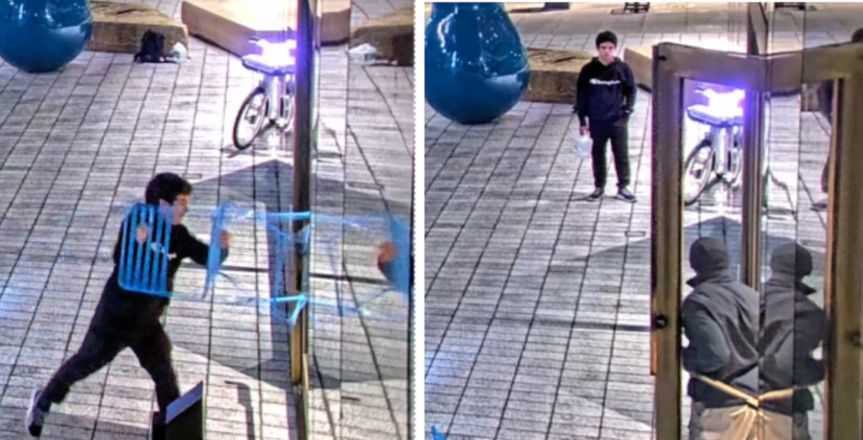 加马袭击OpenAI总部大楼玻璃门