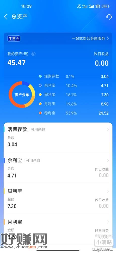 积分换的体验金得手动领，别忘了，几十大毛