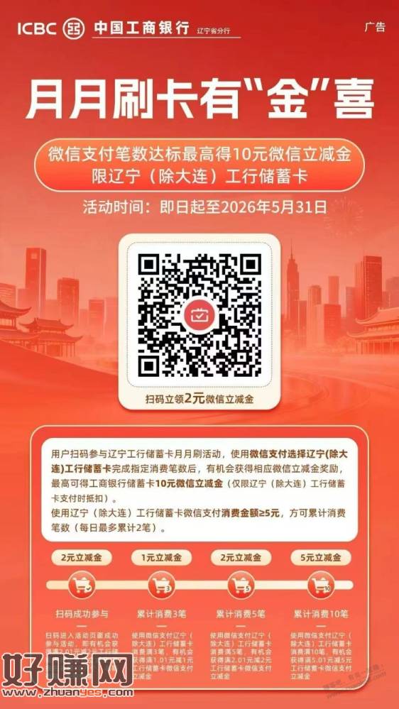 辽宁工行月月刷