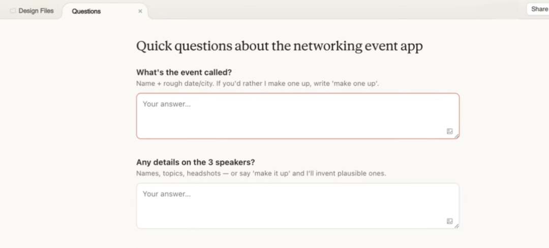 ▲Claude在任务执行之前先提问（图源：YouTube）