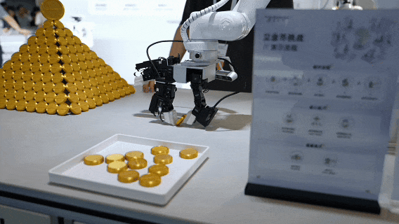 RoboScience展示立硬币,图片来源:RoboScience