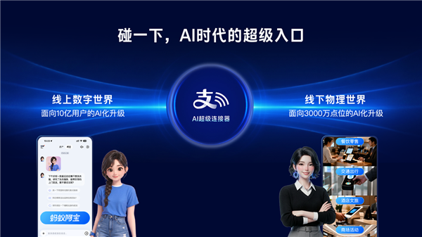 4亿用户、超3000万触点!支付宝碰一下升级 建成全球首个线下AI经营网络