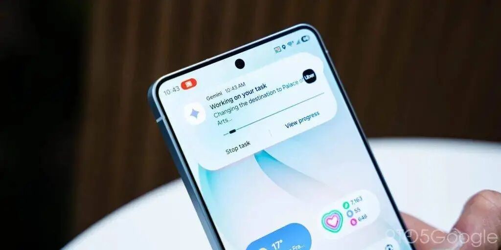 Google Gemini 自动化任务处理，图源：9To5Google