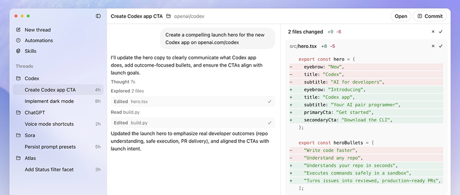 免费！OpenAI深夜送福利，发Codex应用，指挥多智能体干活