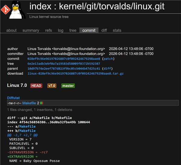 Linux 7.0重磅发布！Intel、AMD齐欢喜