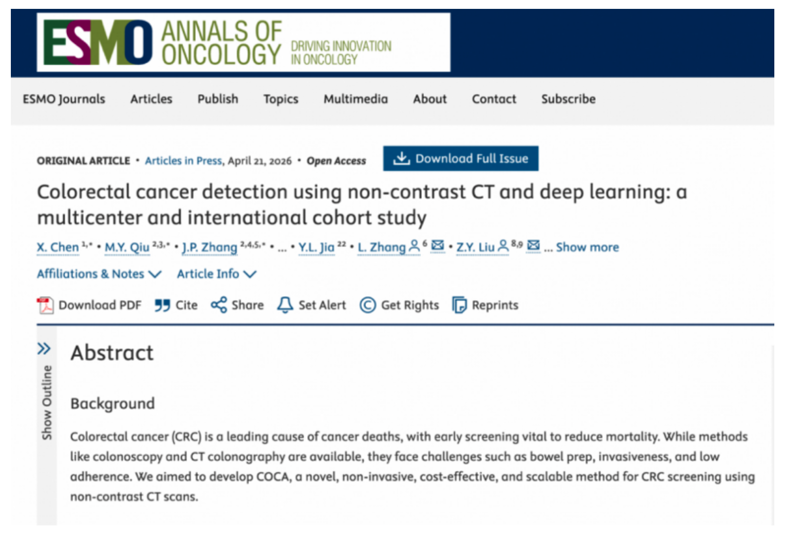 阿里发布第三个癌症AI模型：接连突破胰腺癌、胃癌、肠癌筛查难题
