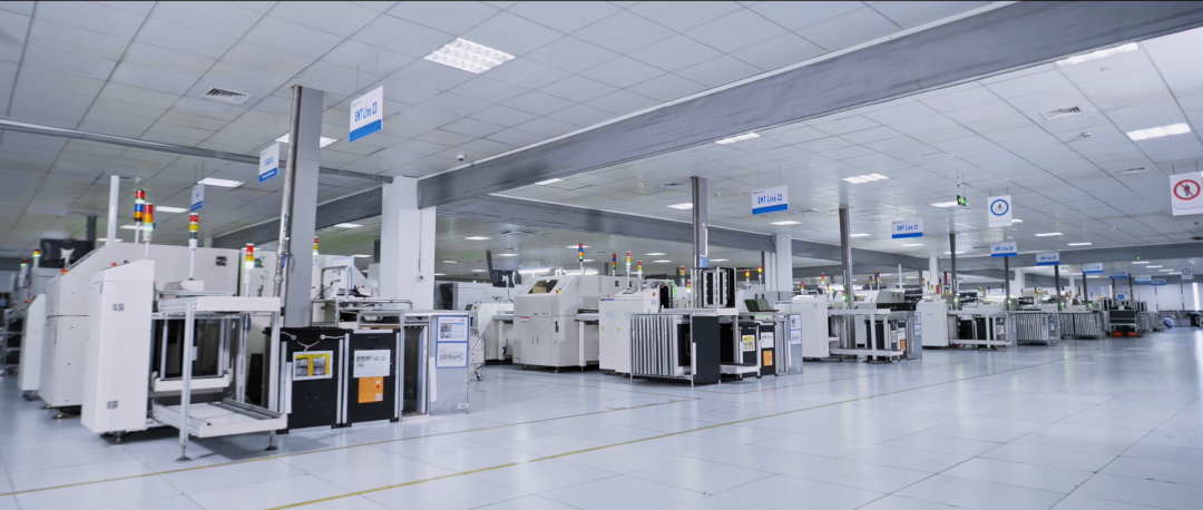 PCBA自动化生产车间。