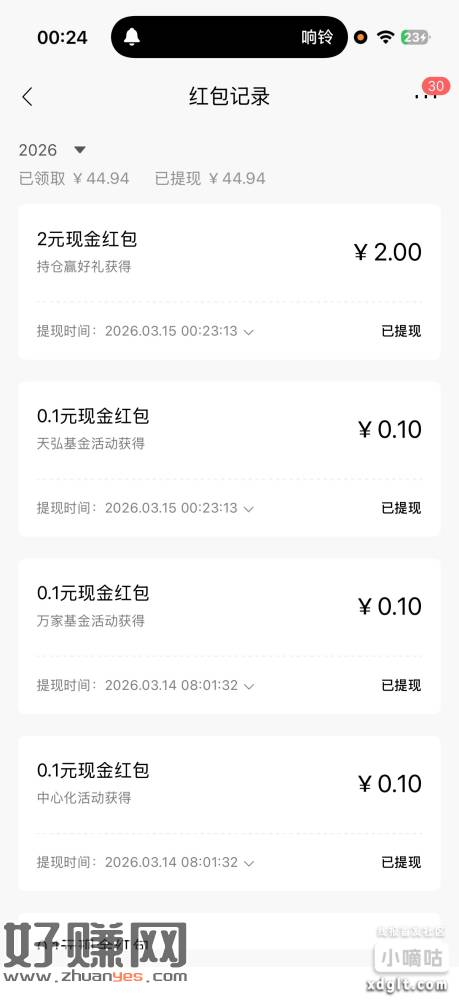 ↓限1~2月未购买过理财产品，已领 2 元红包